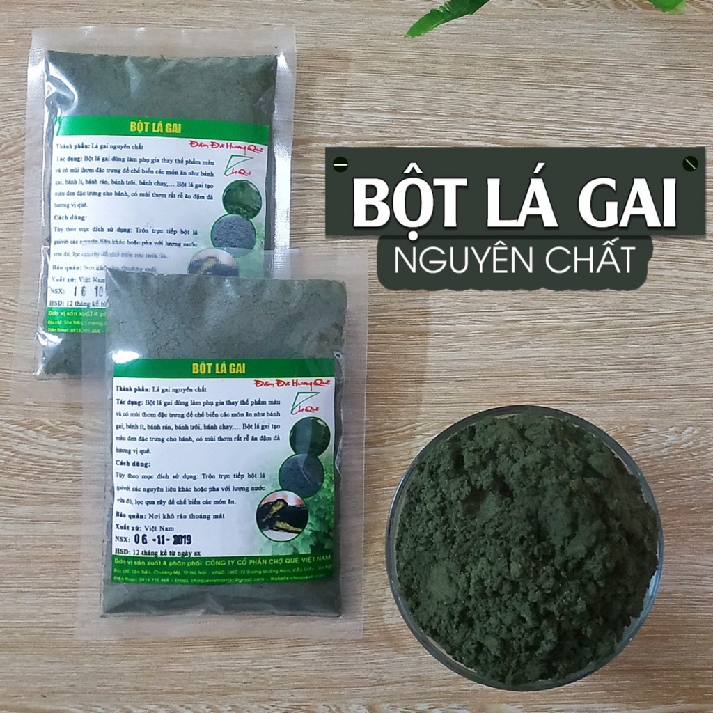 BỘT LÁ GAI NGUYÊN CHẤT