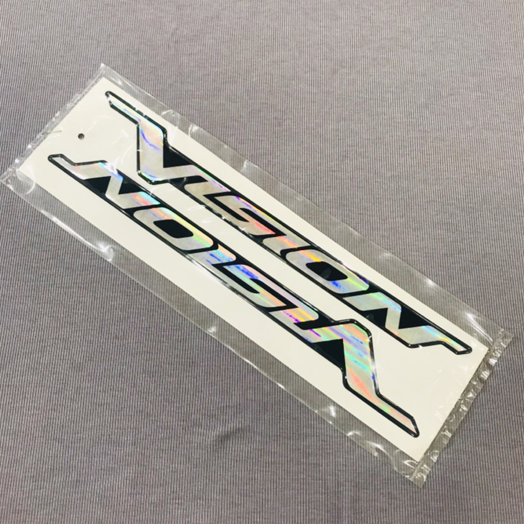 Tem cặp chữ nhựa dẻo Vision đẹp như zin sắc nét