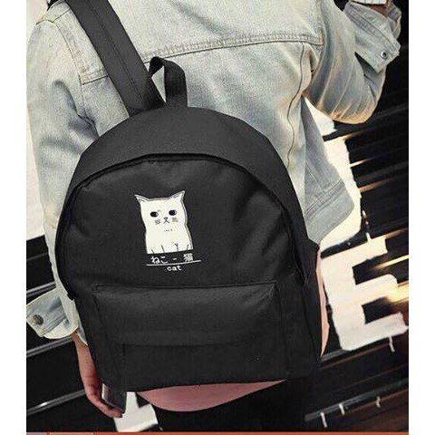 BALO MÈO CAT ĐEN_TRẮNG