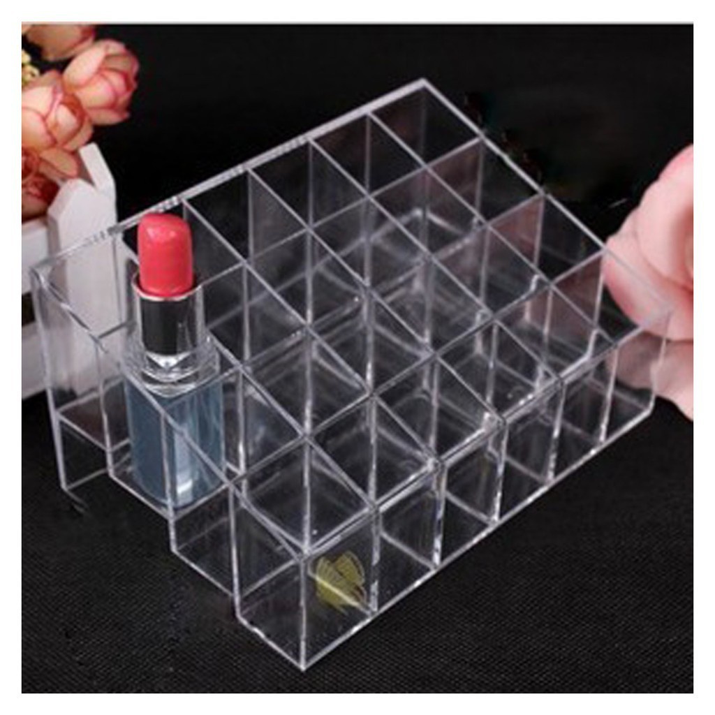 KHAY ĐỰNG SON 24 Ô 88189 SHOP THẾ GIỚI TIỆN ÍCH