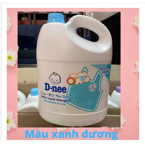 Nước giặt Dnee 3000ml - Giặt xả quần áo cho trẻ sơ sinh