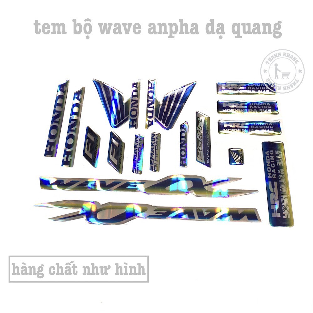Tem bộ Wave anpha dạ quang thanh khang 006001755