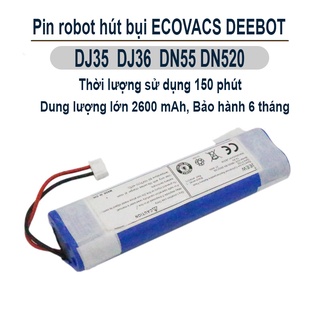 Mua Pin robot hút bụi Ecovacs DJ35 DJ36 DJ65 DN55 DN58 DN520 DK33 DK35 DK36 2600mAh