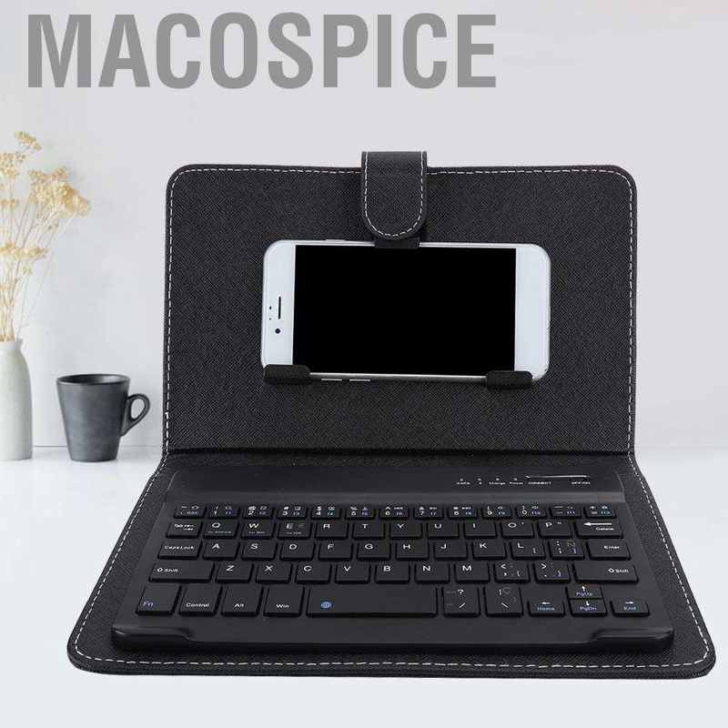 Bàn Phím Bluetooth Macospice Có Thể Sạc Cho Điện Thoại Thông Minh 4.5-6.8 Inch / 6-9.5cm