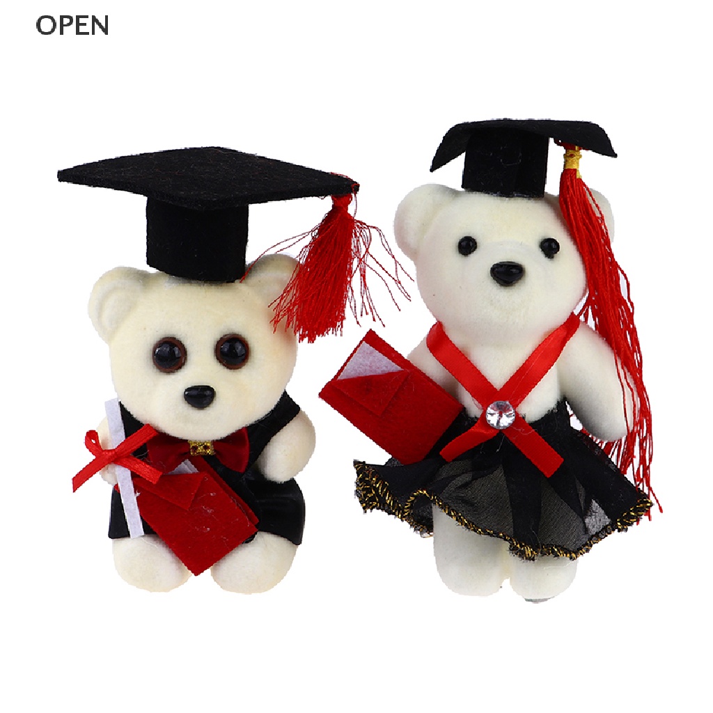 Búp Bê Gấu Bông Đứng 12cm Trang Trí Lễ Tốt Nghiệp