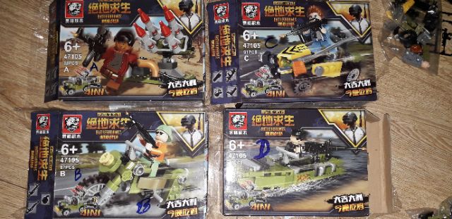 Lắp ráp 1hộp Lego Battergruond 47105 có nhiều chi tiết