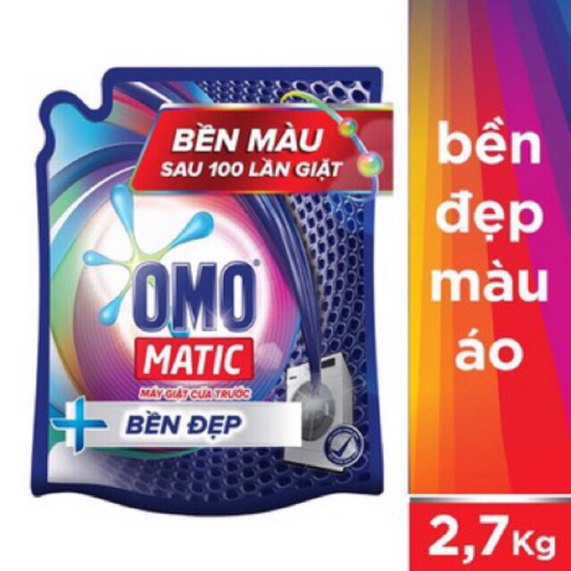 Siêu rẻ !!!Nước giặt omo cửa ngang 2,7kg