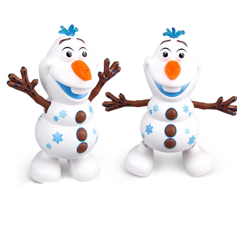 Mô hình búp bê Olaf nhảy múa hoạt hình Frozen độc đáo cho trẻ em