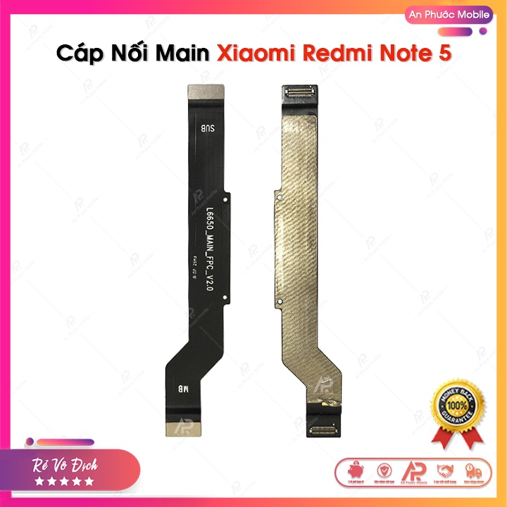 Cáp Nối Main Xiaomi Redmi Note 5 - Dây Cáp Nối Mainboard với Bo Mạch Sạc Điện Thoại Xiaomi Zin Bóc Máy #1