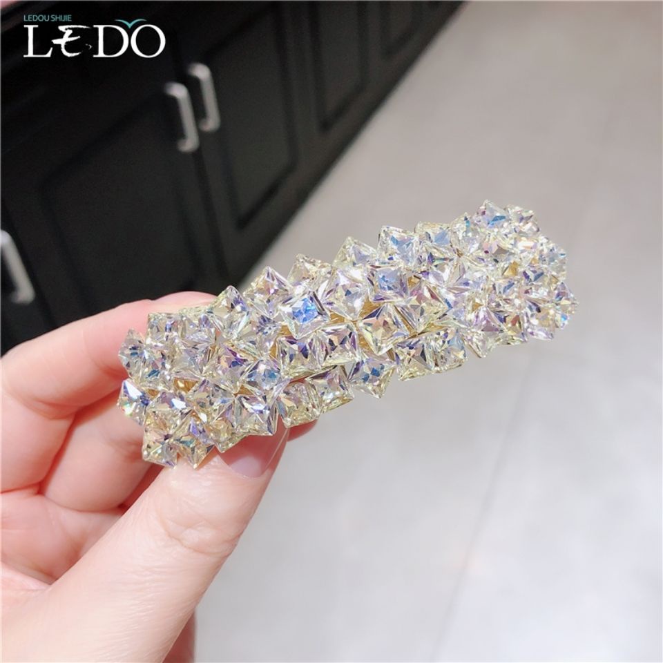 Kẹp Tóc Đính Đá Pha Lê Sang Trọng Cho Nữ