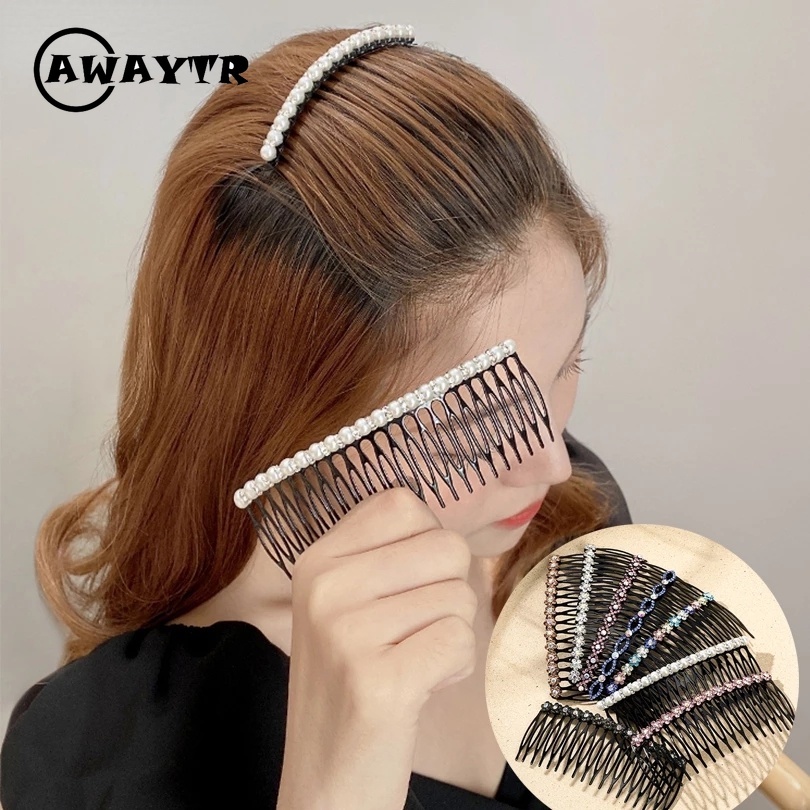 Lược cài tóc đính đá hình hoa phong cách vintage dành cho nữ