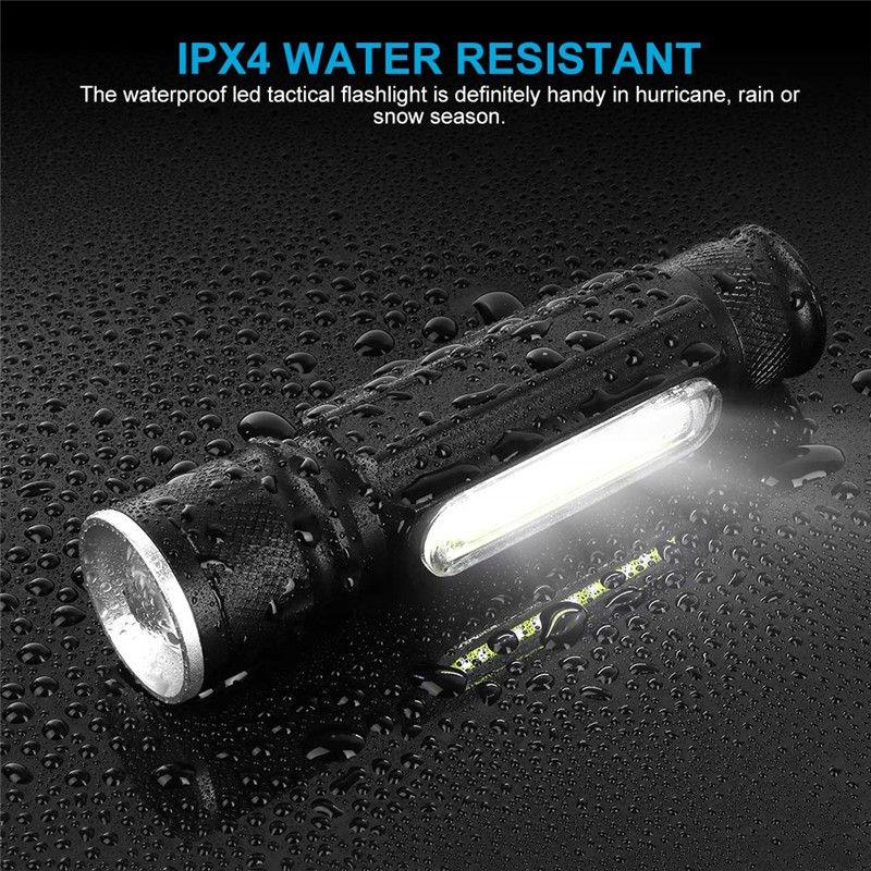 Đèn Pin LED USB T6 Có Nam Châm Chuyên Dụng Cho Cắm Trại