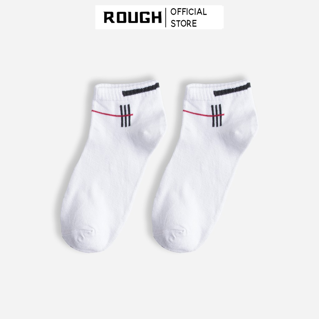 COMBO 5 Đôi Tất Trơn Unisex Nam Nữ Cổ Ngắn ROUGH Màu Vintage Hàn Quốc 10 màu