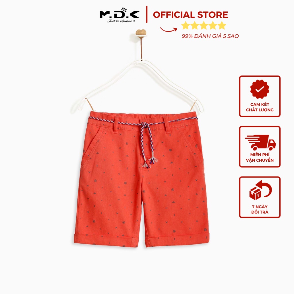 Quần short bé trai M.D.K - Red Summer M.D.K - màu sắc thời trang, cá tính