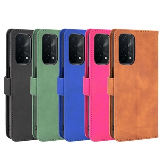 Bao Da Dập Nổi Sang Trọng Họa Tiết Cây Và Mèo Cho Oppo A93 A74 A54 5g A93 A 74 A 54 5g