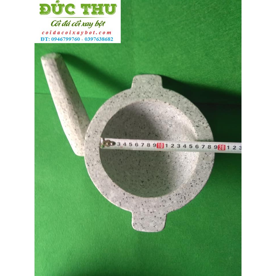 Cối đá giã cua, giã thuốc đông y đường kính 22cm