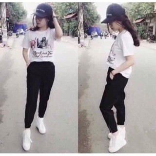 Jogger kaki nữ