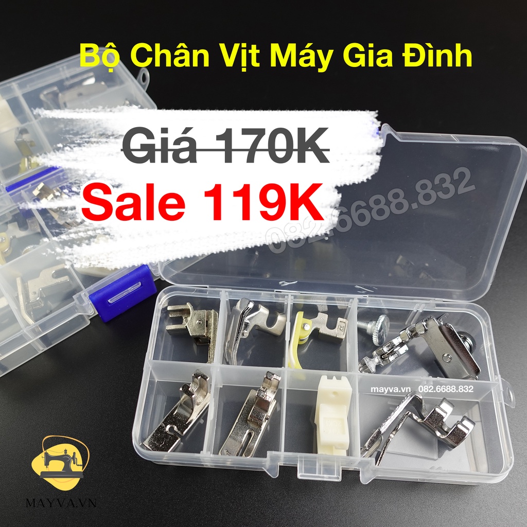 Bộ Chân Vịt Máy May Gia Đình 10 món