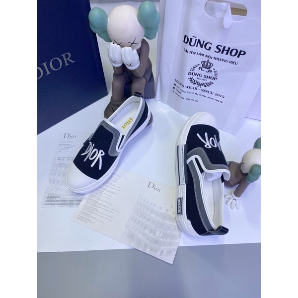 Giày Thể Thao 𝐃𝐢𝐨𝐫 cao thấp,Giày Sneaker 𝐃𝐢𝐨 𝐫 da bóng chữ thêu