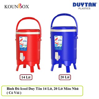 Bình Đá Icool Duy Tân 14 Lít, 20 Lít Màu Nhũ ( Có Vòi ) Giữ Lạnh 24h