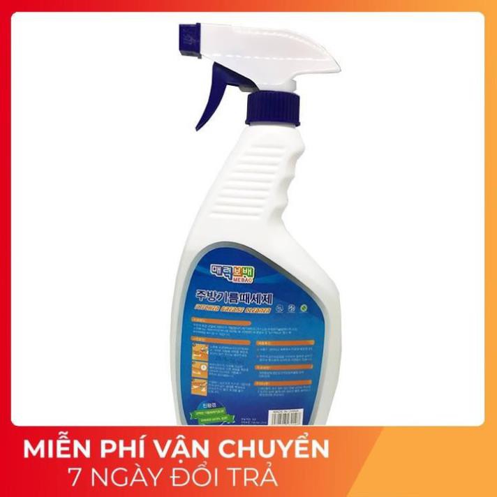 (TỔNG KHO GIÁ SỈ) Bình Xịt Tẩy Rửa Đa năng Công Nghệ Hàn 500ml Kitchen Grease Cleaner