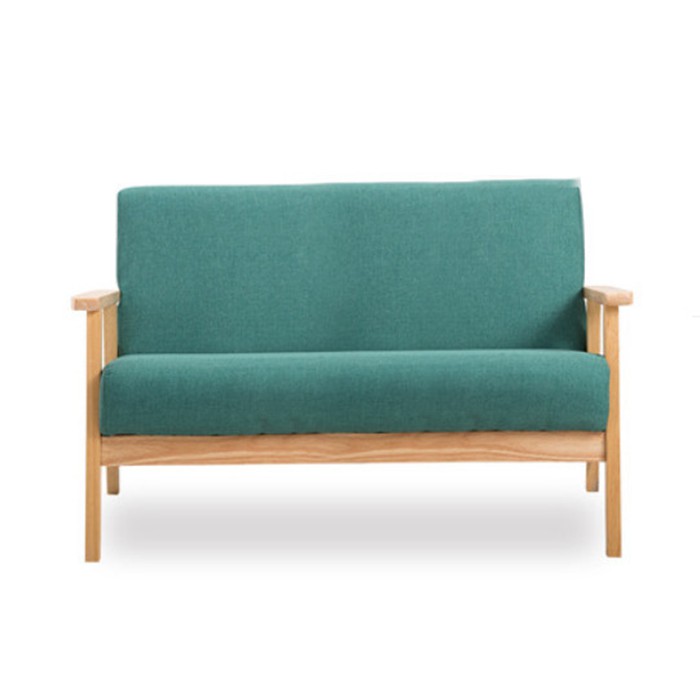 Ghế sofa phòng khách chân gỗ thông bền đẹp trang trí nhà cửa - Ghế sofa nỉ hiện đại 3 chỗ ngồi nhiều màu