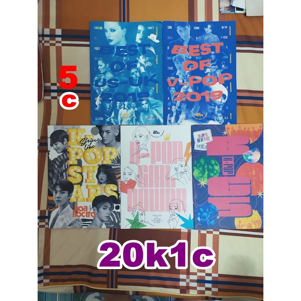 báo. fanbook.. poster. poscard, HHT, TTN.. SVVN