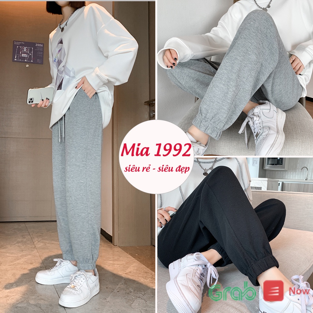 Quần jogger nữ MIA 1992 - quần jogger cao cấp vải len đan hàng Quảng Châu loại 1, chất mềm dày dặn cực ấm 2021 | BigBuy360 - bigbuy360.vn