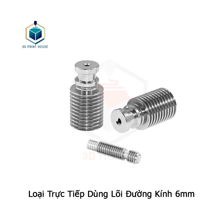 Lõi Dẫn Nhựa E3D V6 Trực Tiếp 6mm Máy In 3D