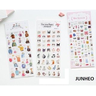 Sticker dán in 3D dập nổi siêu cute [vvpgiare.offical]