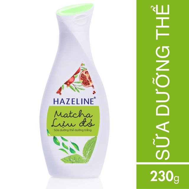 Sữa Dưỡng Thể Hazeline 230g Matcha & Lựu Đỏ