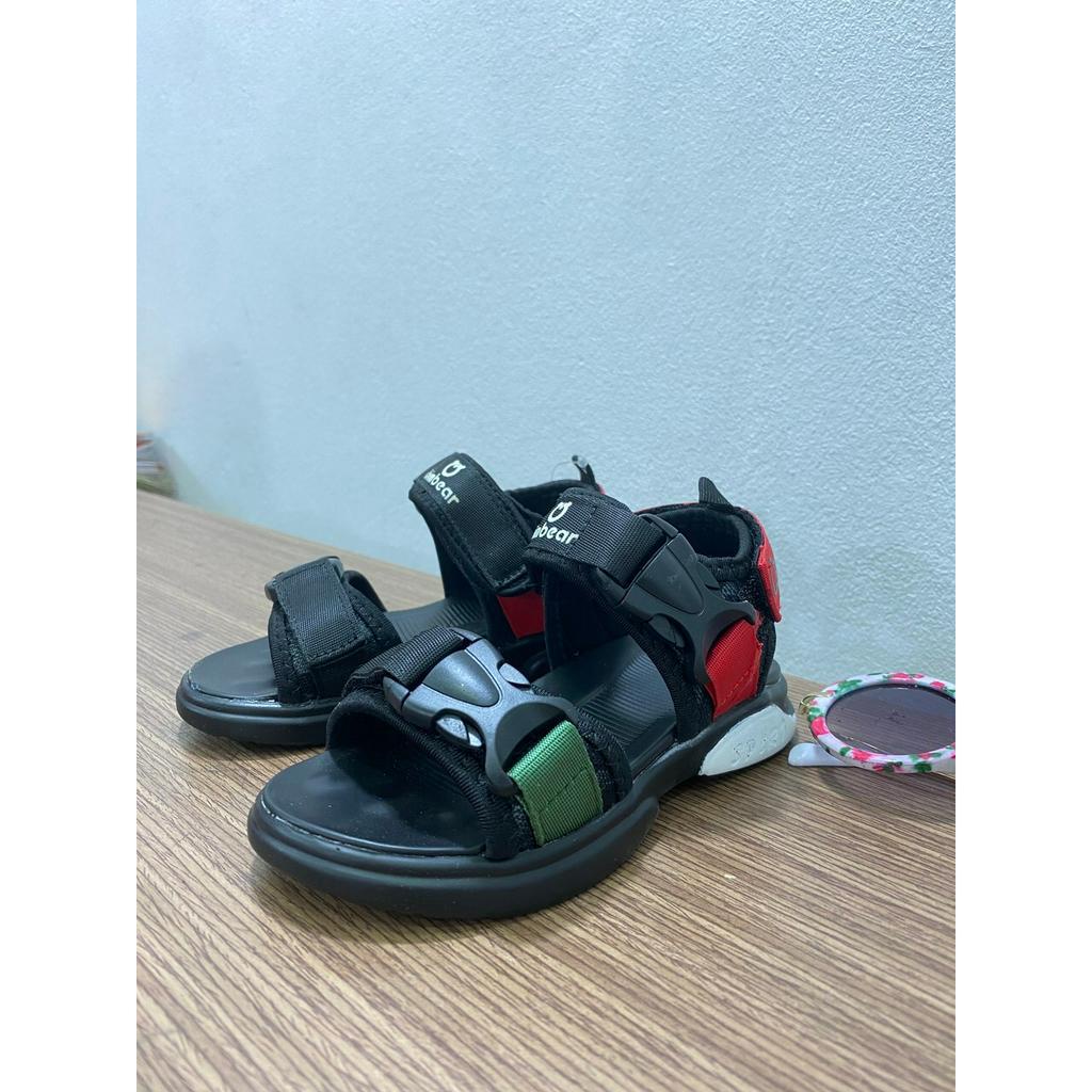 Sandal  bé trai siêu nhẹ đi mùa hè có quai dán chống trượt 1887( ảnh thật)