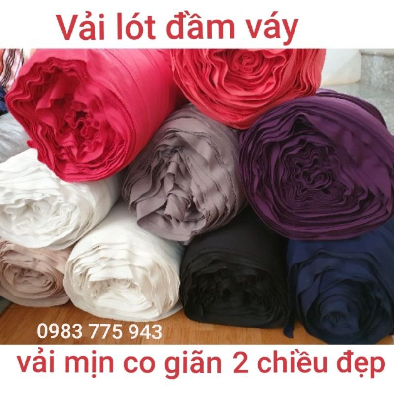 VẢi LÓT ĐẦM VÁY, MAY RÈM ,KHĂN TRẢI BÀN