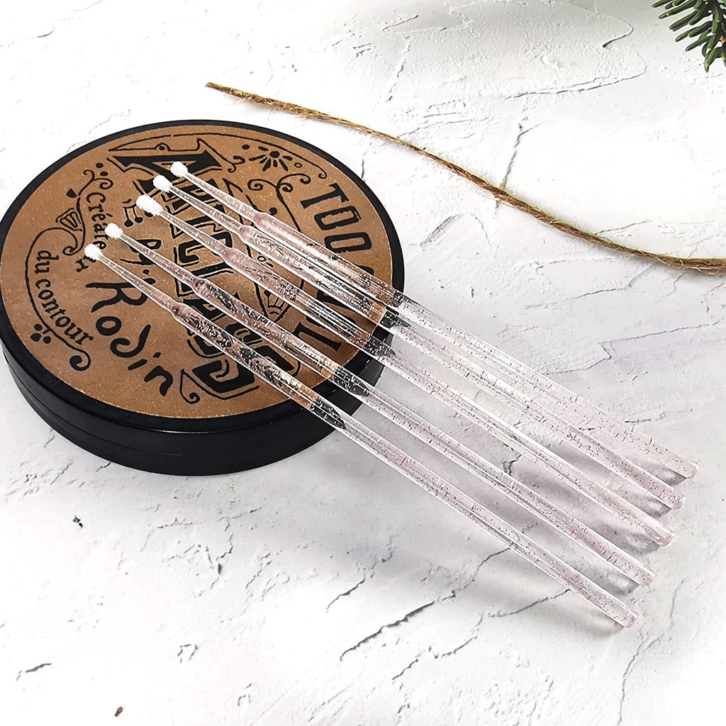 Set 100 Tăm Bông Cotton Mini Đa Năng Dùng Một Lần Để Nối Mi Trang Điểm Và Làm Sạch / Trang Điểm Làm Đẹp