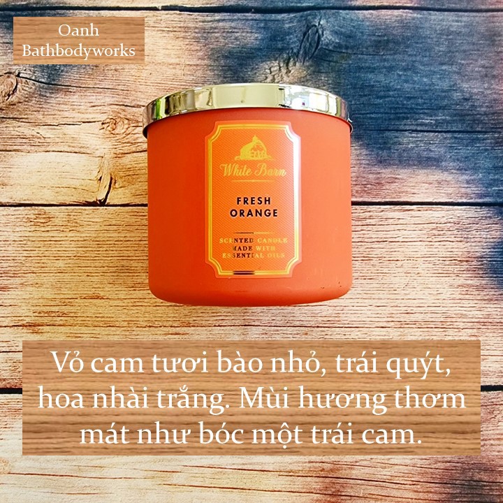 [Đủ mùi] Nến thơm 3 bấc Bath &amp; Body Works (Auth)