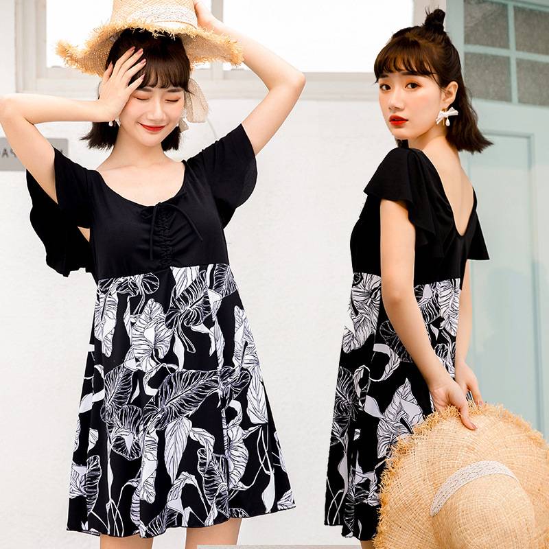 XL, Bãi biển mùa xuân nóng bỏng, trang phục, bảo thủ, đồ bơi in ngực lớn mỏng | BigBuy360 - bigbuy360.vn