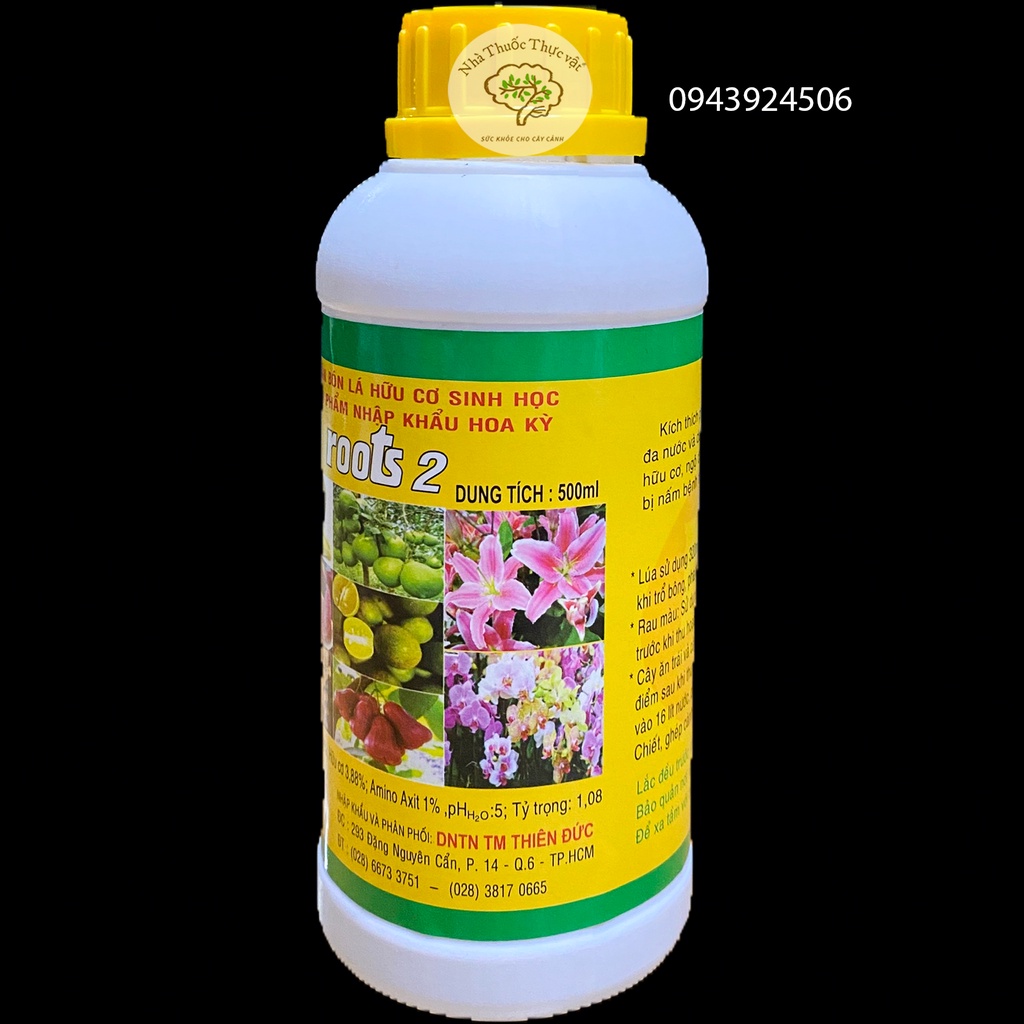Roots 2 Phân bón lá ra rễ - 500ml Nhập khẩu từ Hoa Kỳ