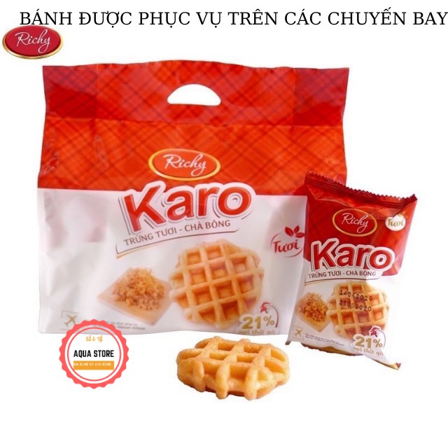 [Date Luôn Mới ,Bánh Ngon,Bánh Ăn Sáng] 6 Bánh Caro Trứng Tươi-Chà Bông