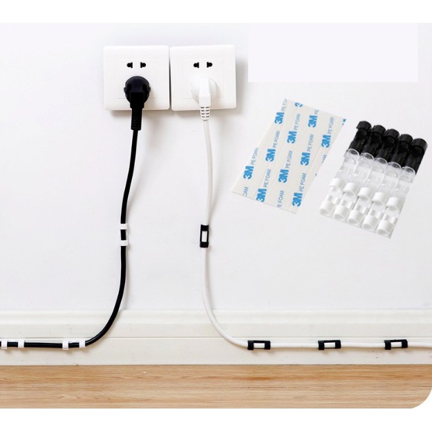 Set 16 nút giữ dây điện cố định