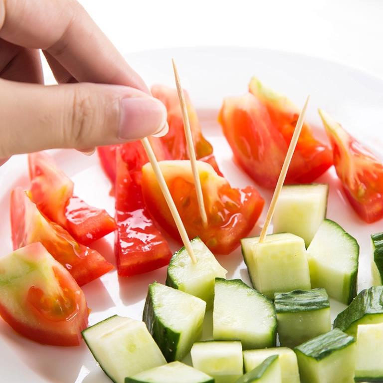 Tăm Tre Xỉa Răng 2 Đầu Nhọn, Nhỏ Mịn Tránh Làm Tụt Lợi