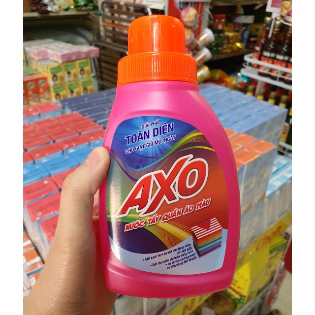 Tẩy quần áo màu AXO 400ml