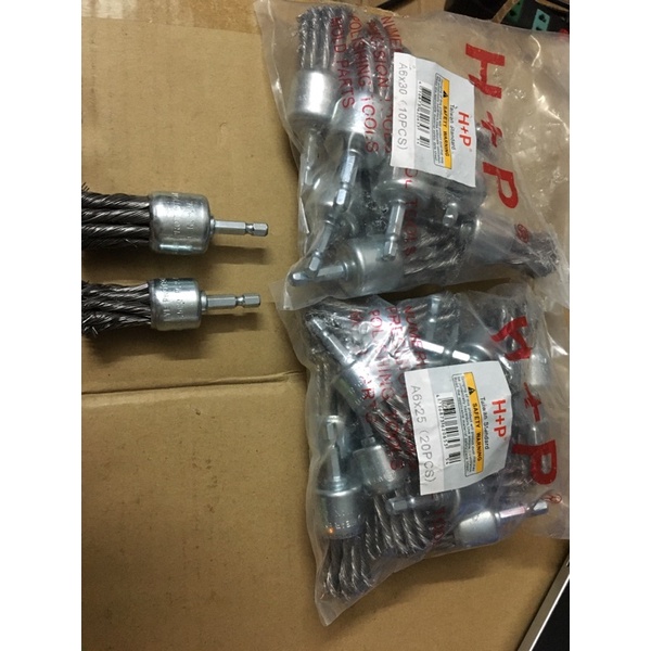 cước trụ thép xoắn đuôi lục giác 6x25 6x30