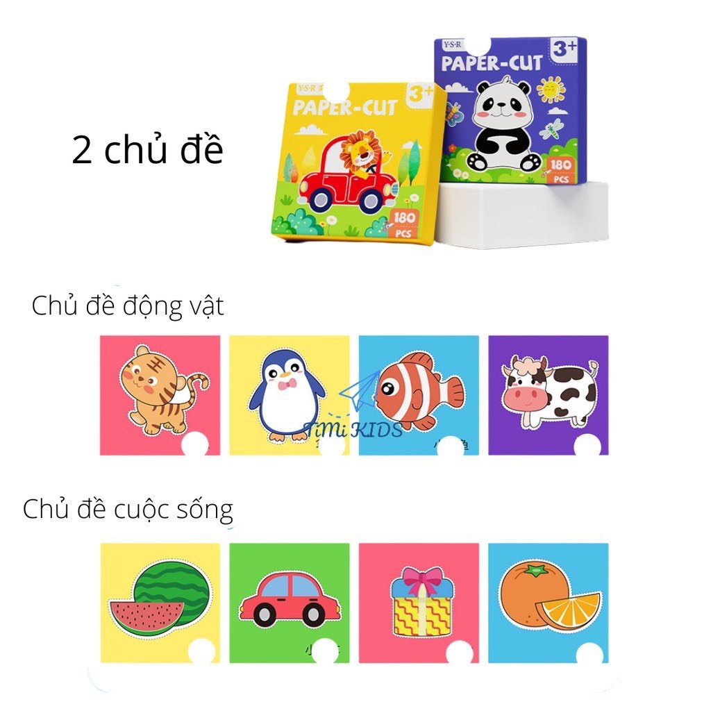 bộ cắt giấy thủ công kèm kéo