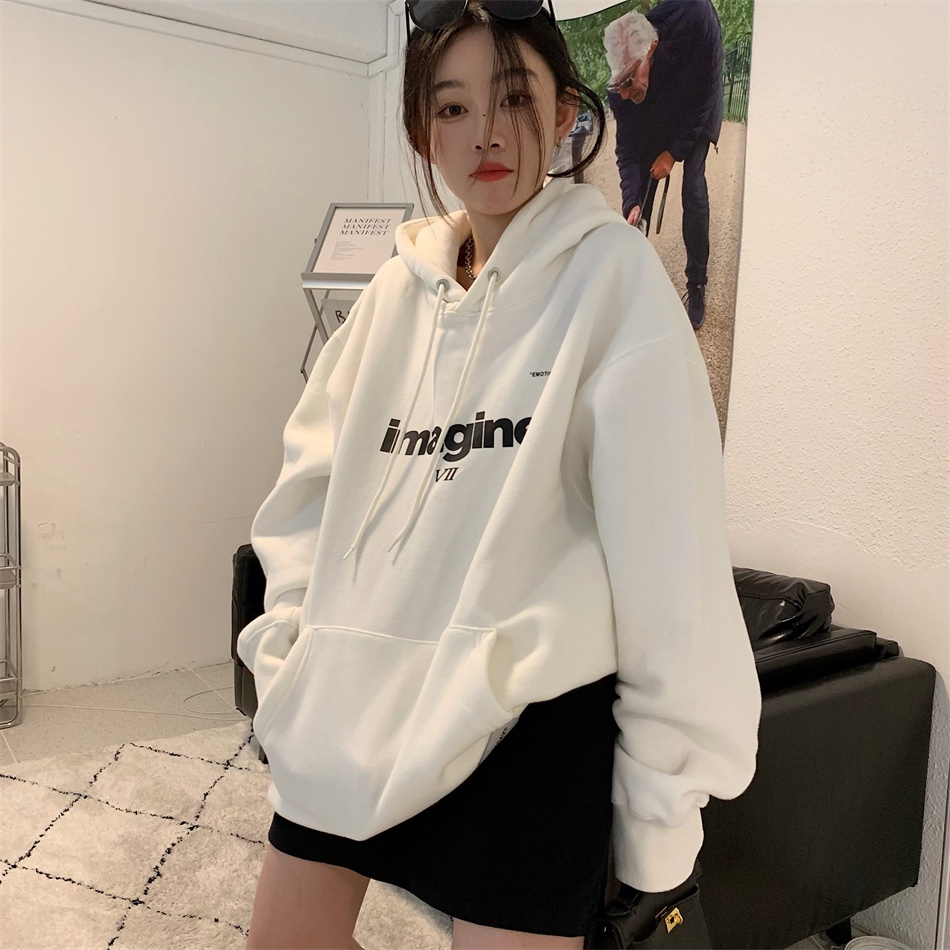 Áo hoodie thời trang Hàn Quốc 4 màu sắc tự chọn cho nữ | BigBuy360 - bigbuy360.vn