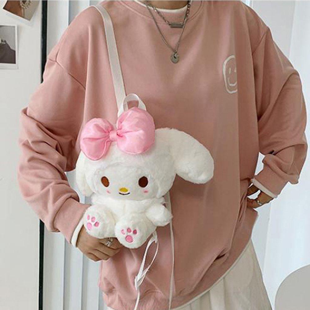 Balo MMULCK lông nhung dễ thương dành cho bé gái