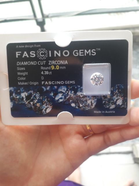 Kim Cương Nhân Tạo FASCINO GEMS 9.0mm