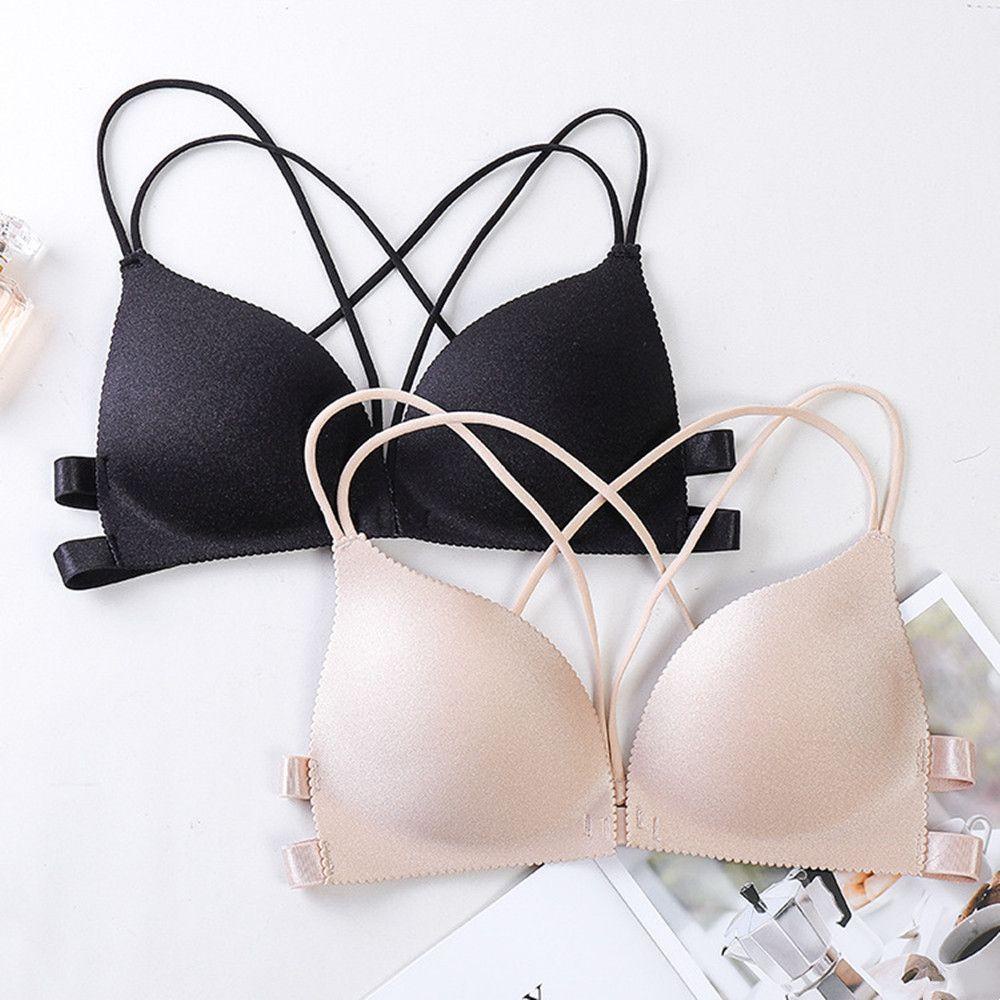 Áo Ngực Hình Tam Giác Cài Nút Phía Trước KENT1 Thời Trang Quyến Rũ Cho Nữ