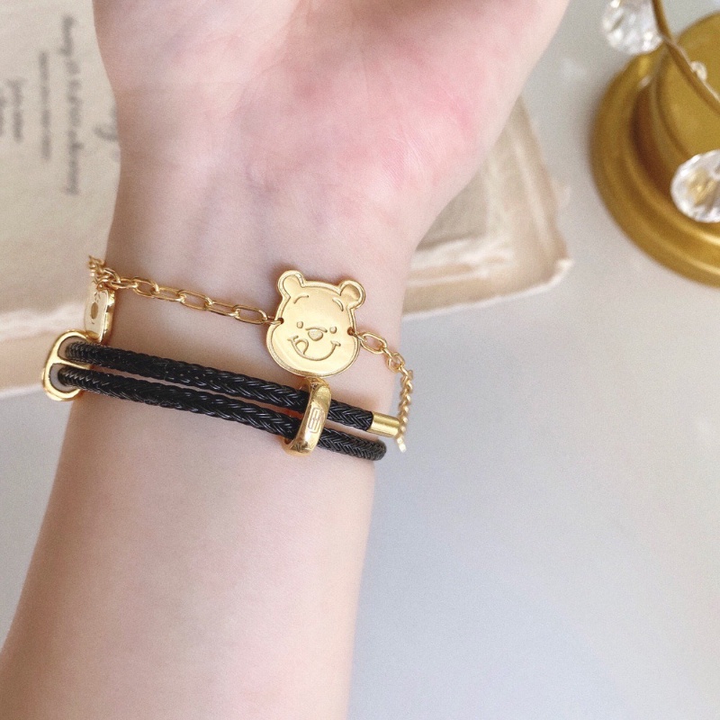 Winnie the Pooh Ladies Bracelet Fashion Vòng đeo tay Hàn Quốc dễ thương
