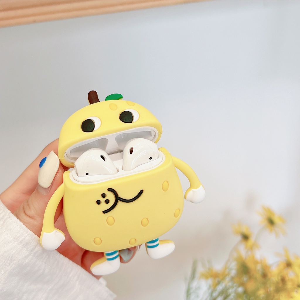 Vỏ Bảo Vệ Hộp Sạc Tai Nghe airpods Pro 1 / 2 / 3 Bằng Silicon Họa Tiết Hoạt Hình Sydney Dễ Thương