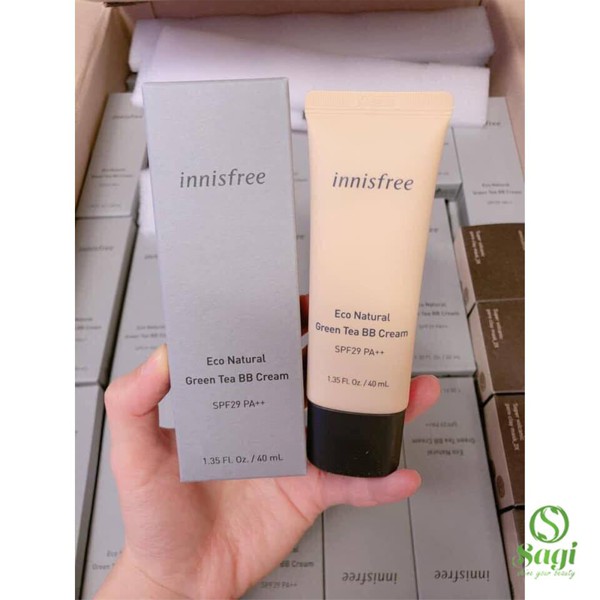 KEM BB CREAM INNISFREE ECO NATURAL GREEN TEA 40ML CHÍNH HÃNG - 5612